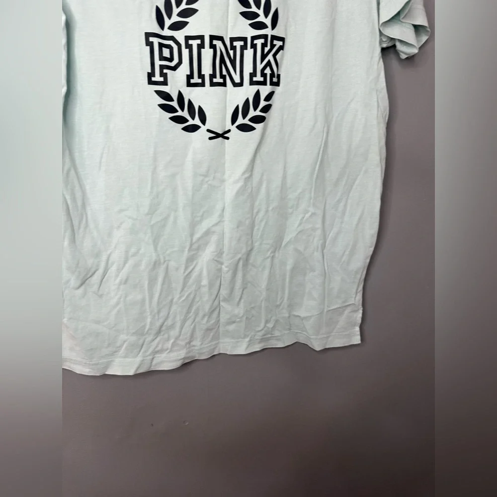 PINK Victoria's Secret Mint V-Neck Tee - Picture 10 of 12